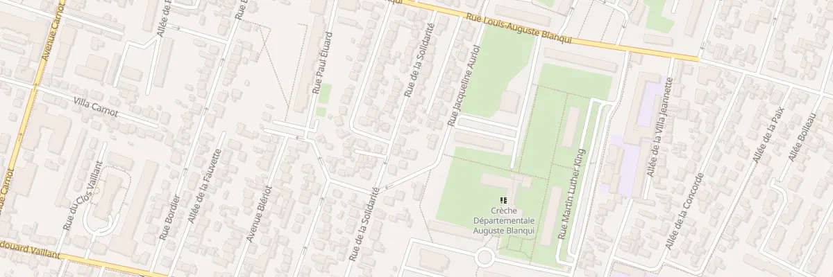Plan du 23 Rue de la Solidarité à Bondy