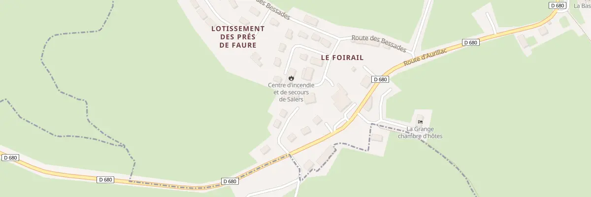 Plan du 6001 Les Pres de Faure à Salers