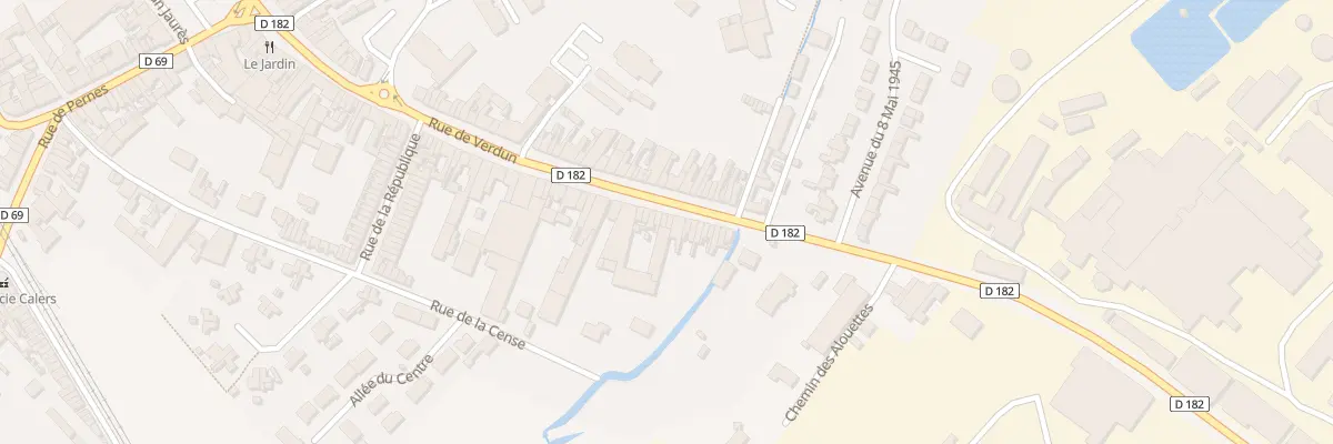 Plan du 95 Rue de Verdun à Lillers