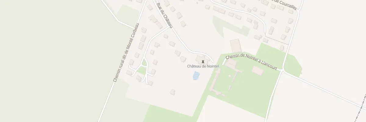 Plan du 2 Vc Parc du Chateau à Nointel
