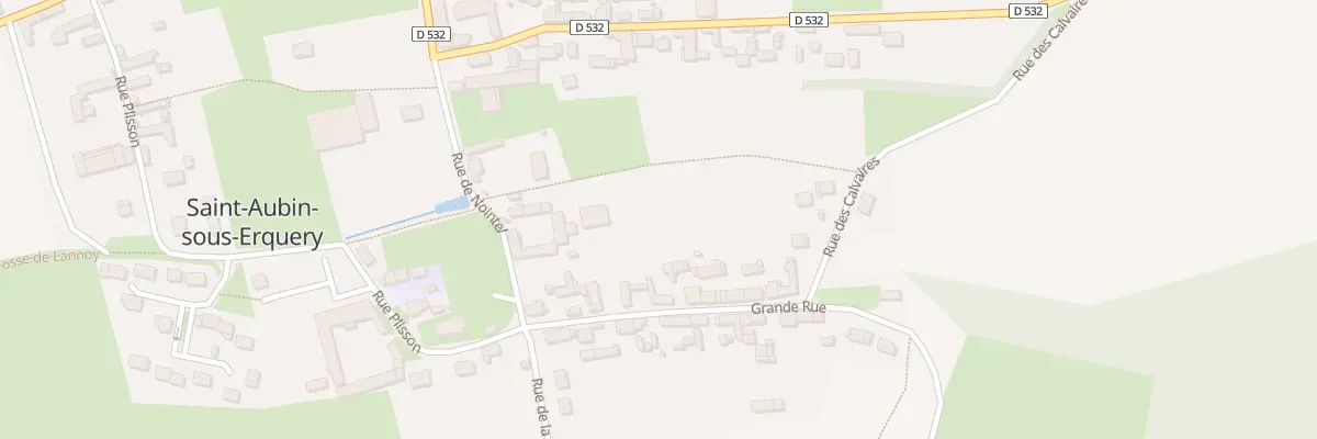 Plan du 9 Gr Grande Rue à Saint-Aubin-sous-Erquery