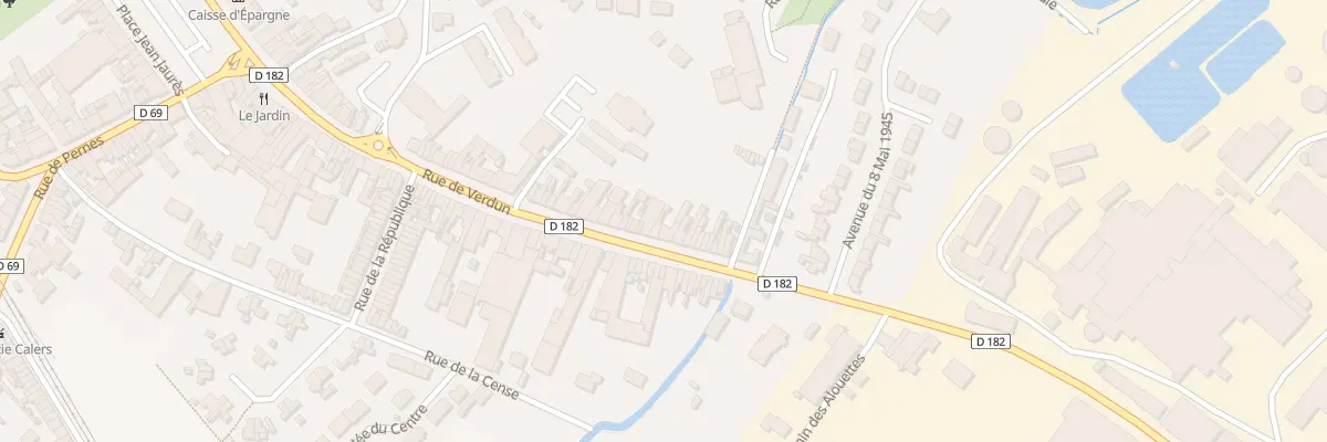 Plan du 62 Rue de Verdun à Lillers
