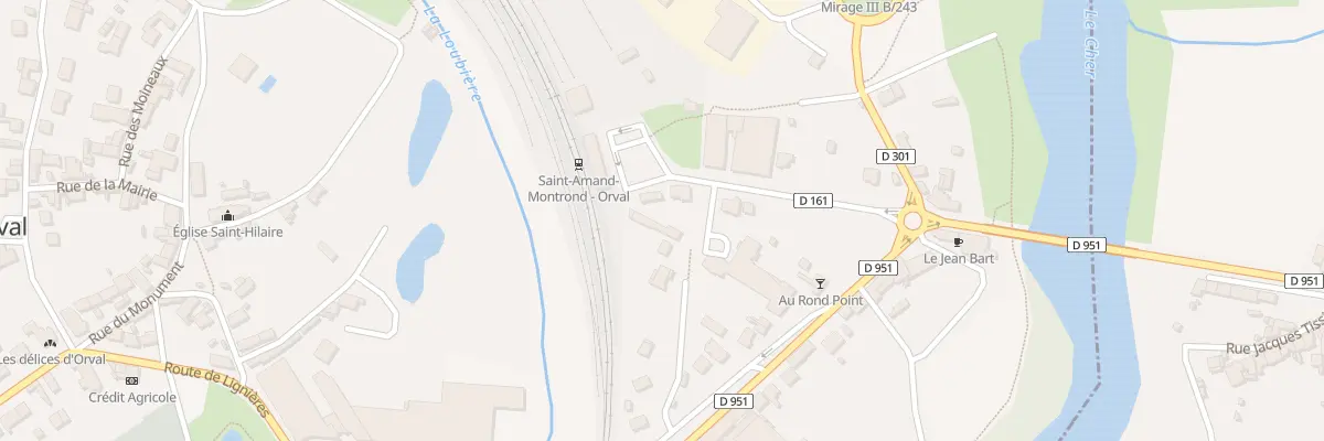 Plan du 13 Av de la Gare à Orval