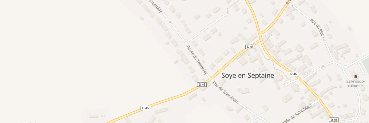 Plan du 20 Rte du Tremblay à Soye-en-Septaine