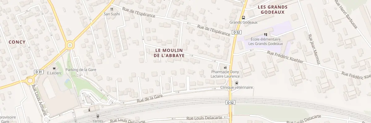 Plan du 14 Rue du Maréchal Foch à Yerres