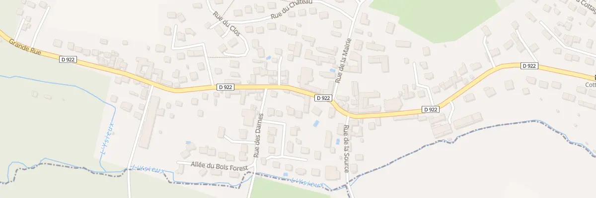 Plan du 13 Grande Rue à Fosses