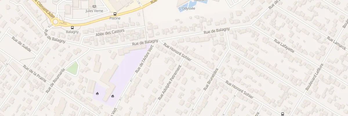 Plan du 49 Rue Honoré Sohier à Aulnay-sous-Bois