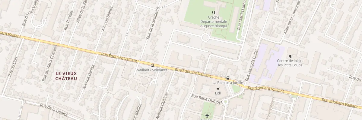 Plan du 107 Rue Edouard Vaillant à Bondy
