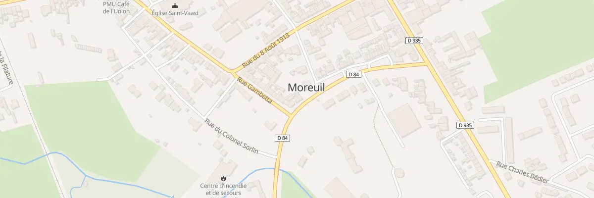 Plan du 1 Rue de Créqui à Moreuil