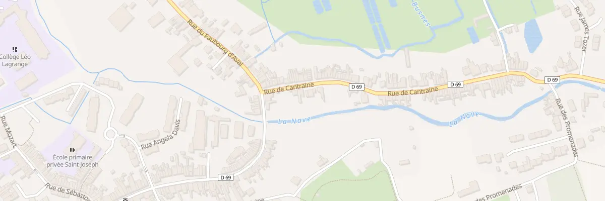 Plan du 3 Rue de Cantraine à Lillers