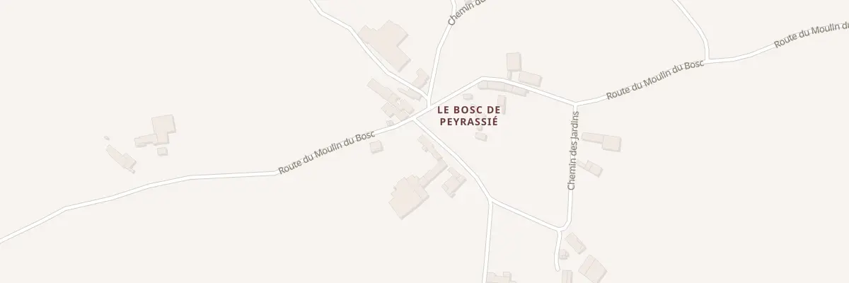 Plan du 5056 Le Bosc de Peyrassie à Saint-Jean-Delnous