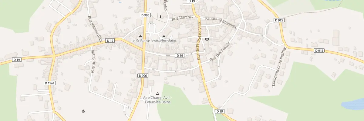 Plan du 9 Gr Grande Rue à Évaux-les-Bains