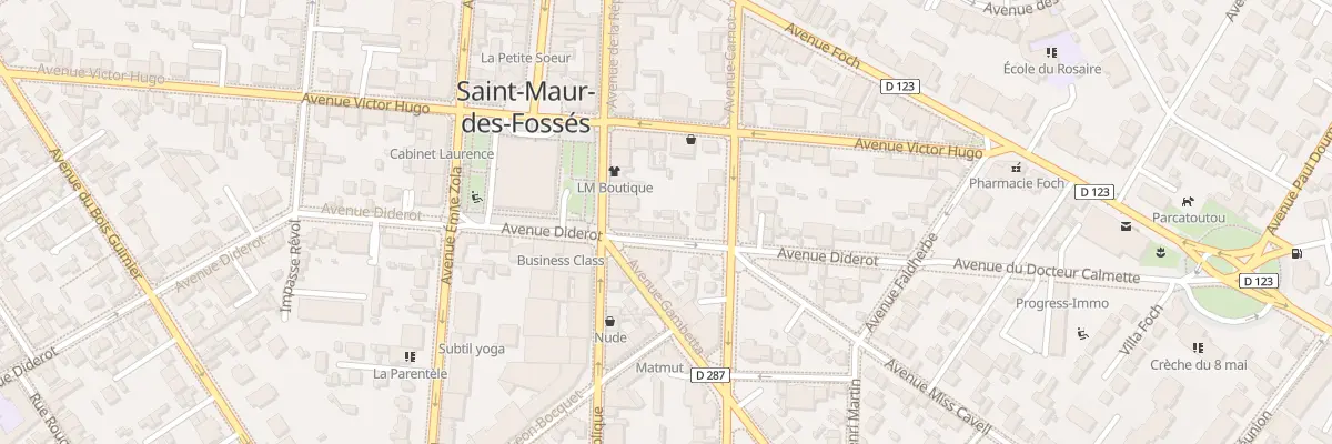 Plan du 55 Av Diderot à Saint-Maur-des-Fossés