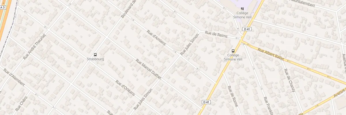 Plan du 13B Rue d’Amiens à Aulnay-sous-Bois