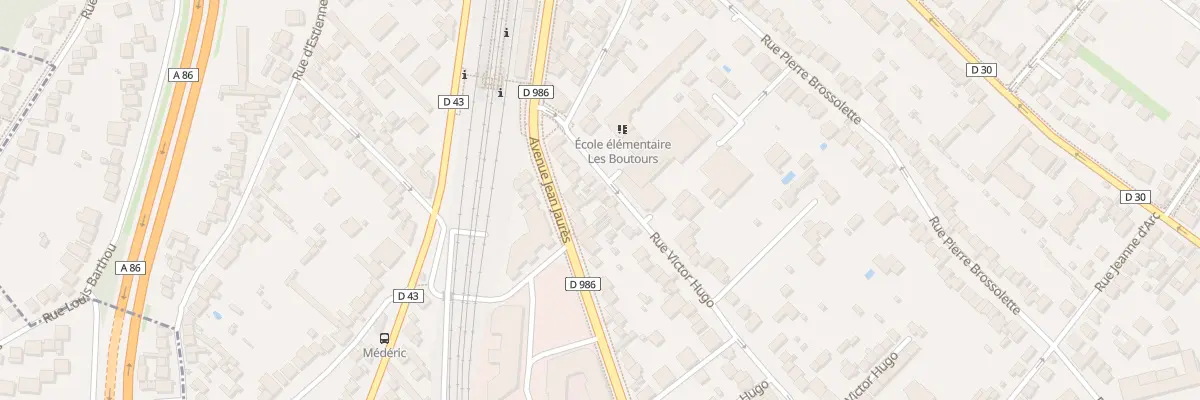 Plan du 16 Rue Victor Hugo à Rosny-sous-Bois