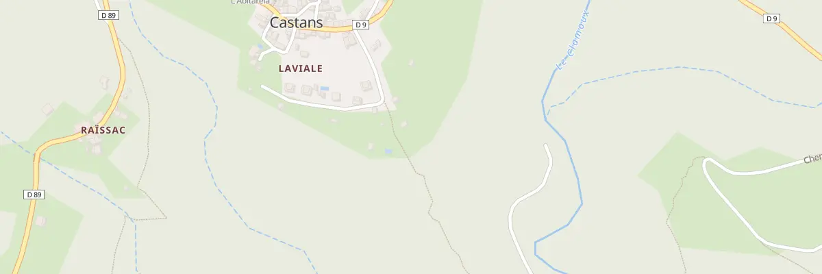 Plan du 5112 Le Cers à Castans