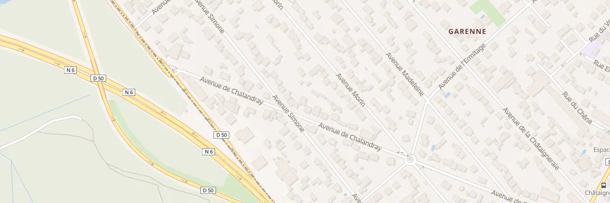 Plan du 42 Av de Chalandray à Brunoy