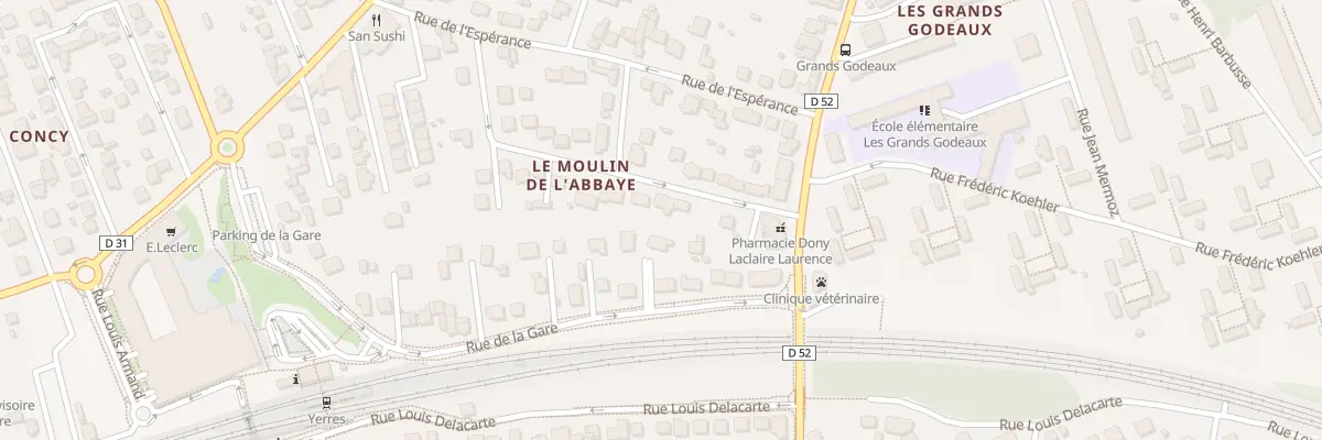 Plan du 16 Rue du Maréchal Foch à Yerres