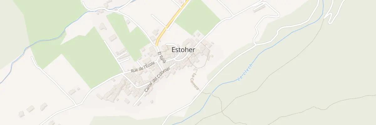 Plan du 97 Village à Estoher