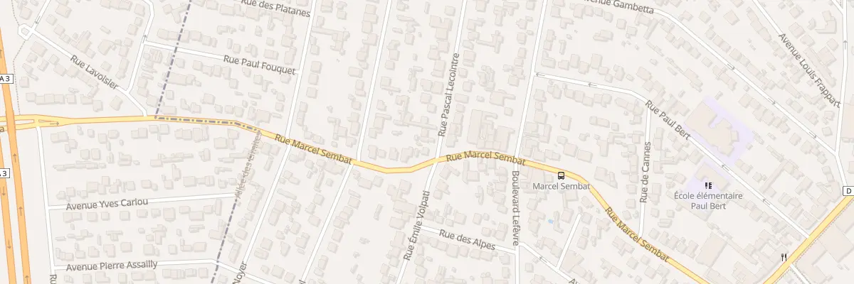 Plan du 1B Rue Pascal Lecointre à Aulnay-sous-Bois