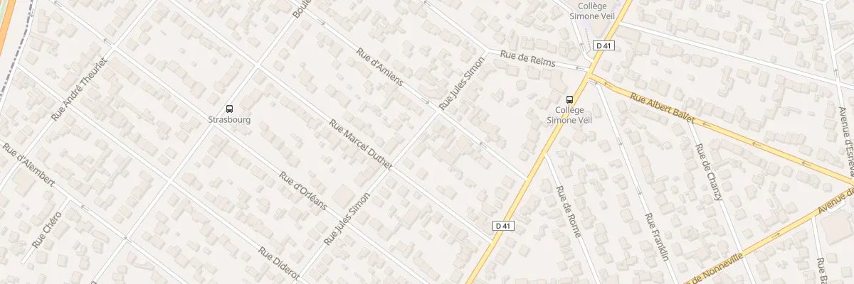 Plan du 17 Rue Jules Simon à Aulnay-sous-Bois