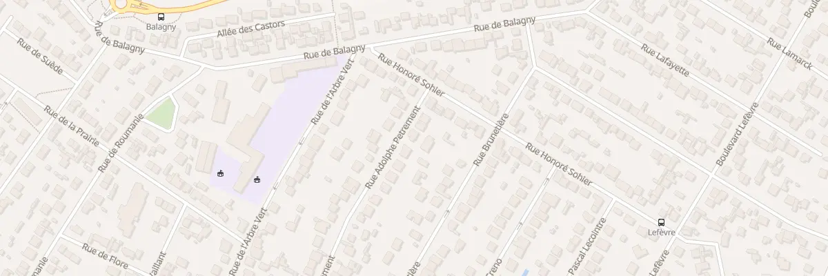 Plan du 52 Rue Adolphe Pétrement à Aulnay-sous-Bois