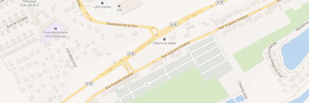 Plan du 71 Rue Auguste Delattre à Calonne-Ricouart