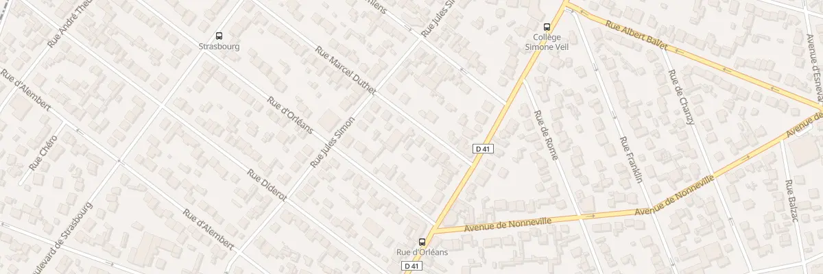 Plan du 9 Rue Marcel Duthet à Aulnay-sous-Bois