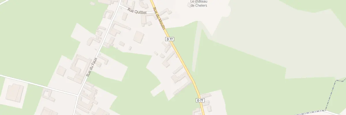 Plan du 18 Rue du Moulin à Chelers