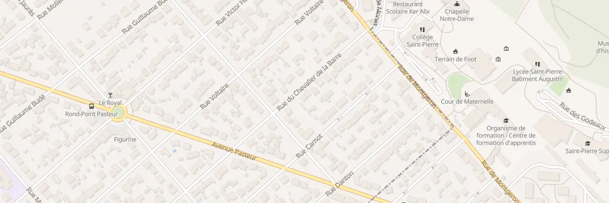 Plan du 64 Rue Chevalier de la Barre à Yerres
