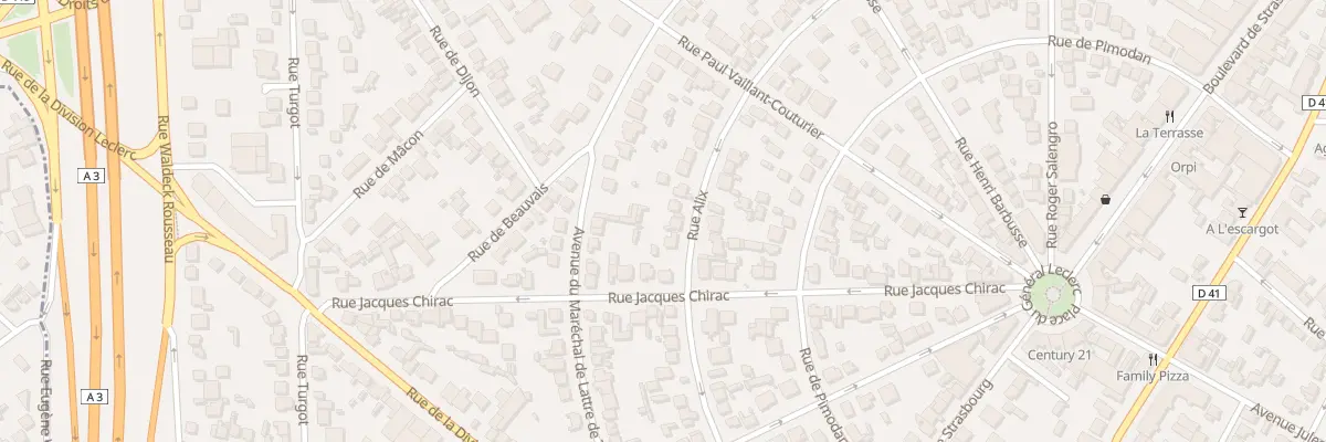 Plan du 54 Rue Alix à Aulnay-sous-Bois