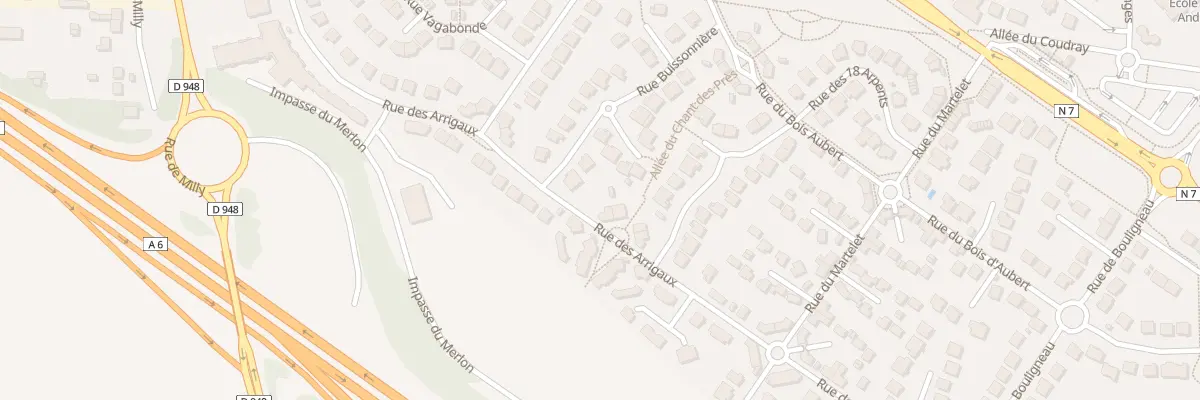 Plan du 28 Rue des Arrigaux au Coudray-Montceaux
