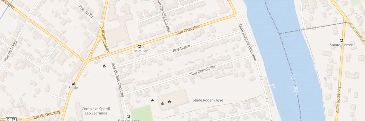 Plan du 23 Rue Bessin à Corbeil-Essonnes