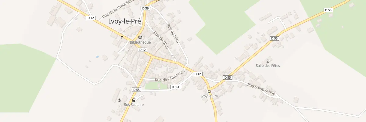 Plan du 12 Grande Rue à Ivoy-le-Pré