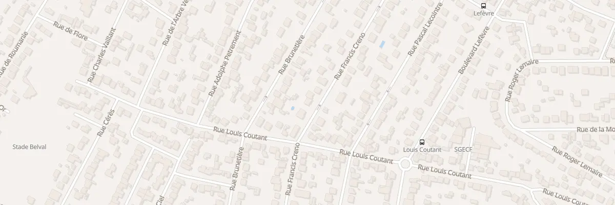 Plan du 55 Rue Francis Créno à Aulnay-sous-Bois