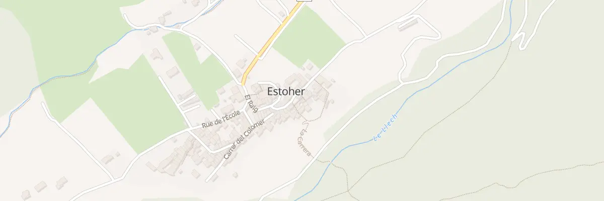 Plan du 9001 Village à Estoher