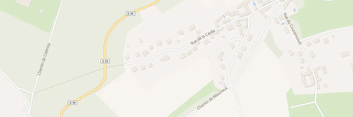 Plan du 13B Rue de la Cavée à Verderonne