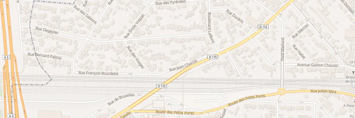 Plan du 4 Rue Francois Bourdelet à Aulnay-sous-Bois