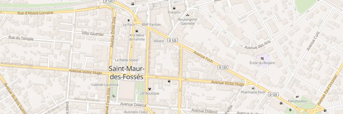 Plan du 4 Av Carnot à Saint-Maur-des-Fossés