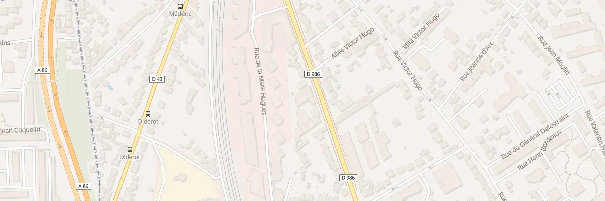 Plan du 38 Av Jean Jaurès à Rosny-sous-Bois