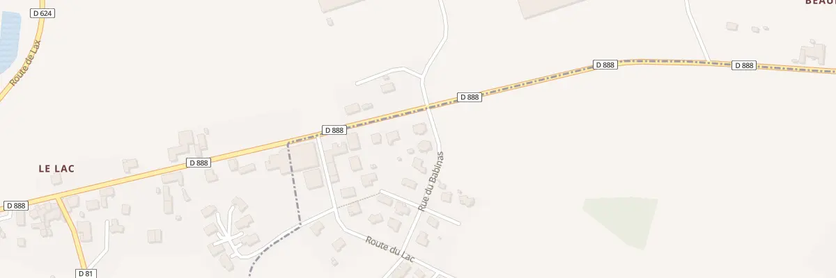 Plan du 5284 Le Babinas à Manhac