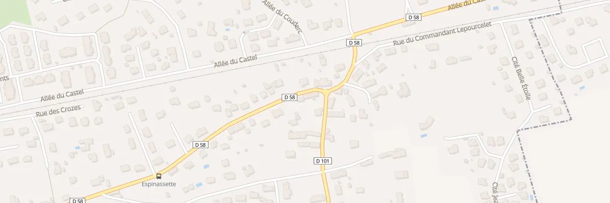 Plan du 54B Rue Jean Toyre à Arpajon-sur-Cère
