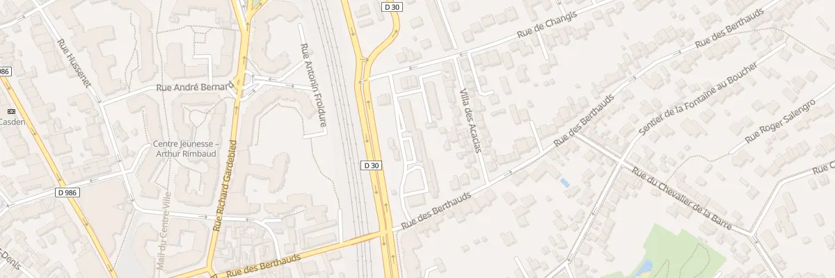 Plan du 6 Rue de Changis à Rosny-sous-Bois