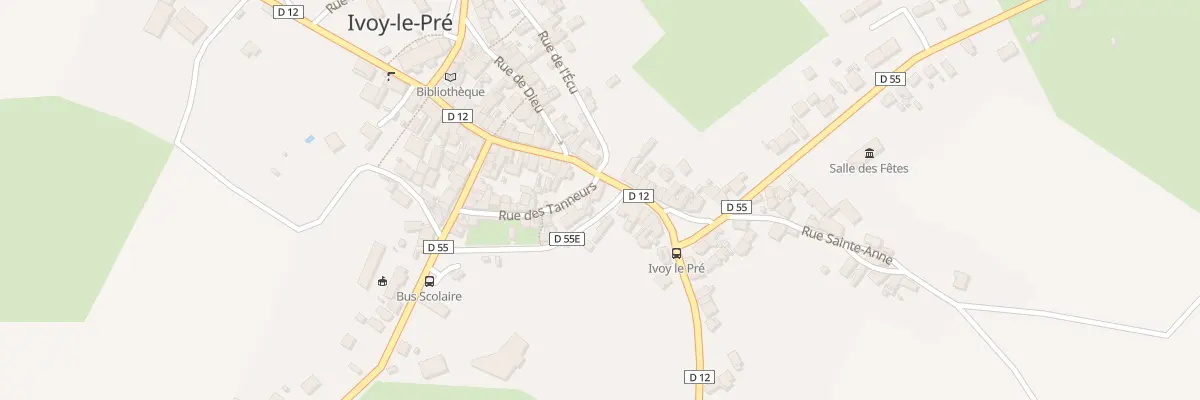Plan du 7 Grande Rue à Ivoy-le-Pré