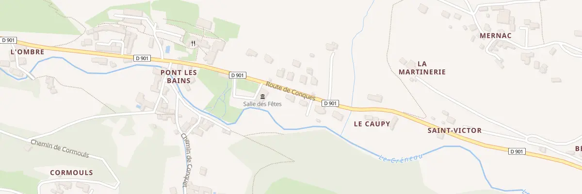 Plan du 2661 Rte de Conques à Salles-la-Source