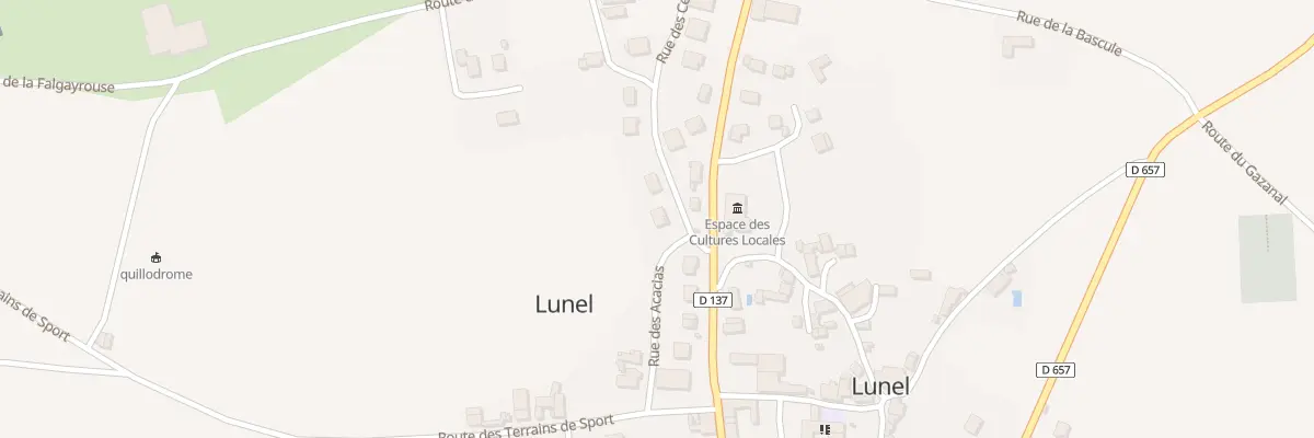Plan du 5215 Lunel à Saint-Félix-de-Lunel