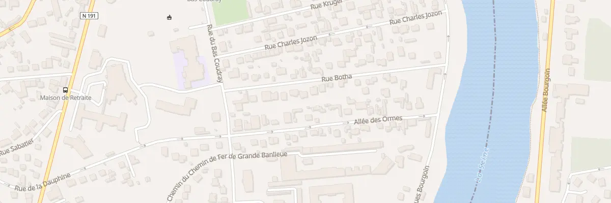 Plan du 23 Rue Botha à Corbeil-Essonnes