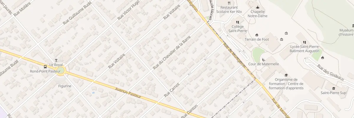 Plan du 68 Rue Chevalier de la Barre à Yerres