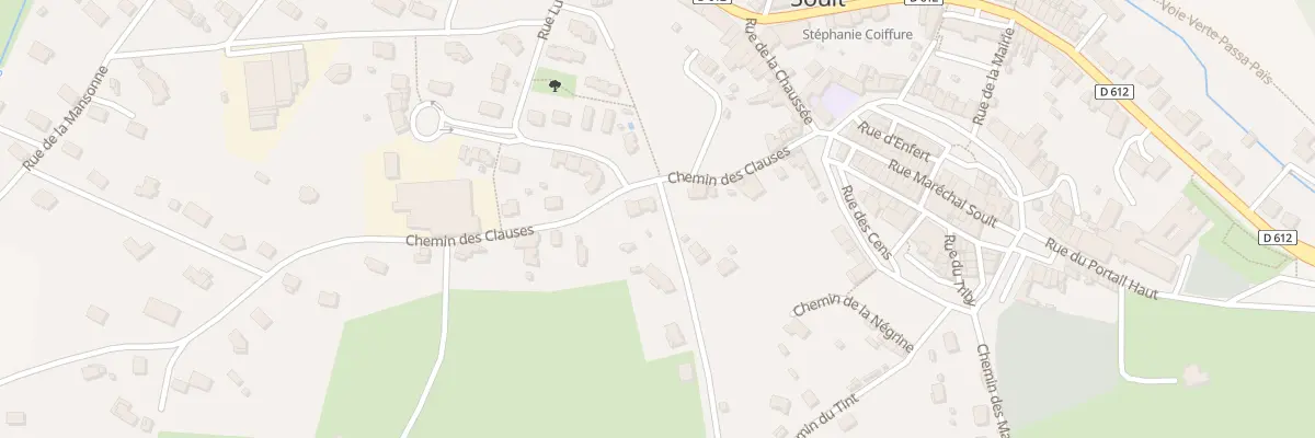 Plan du 8 Che des Clauses à Saint-Amans-Soult
