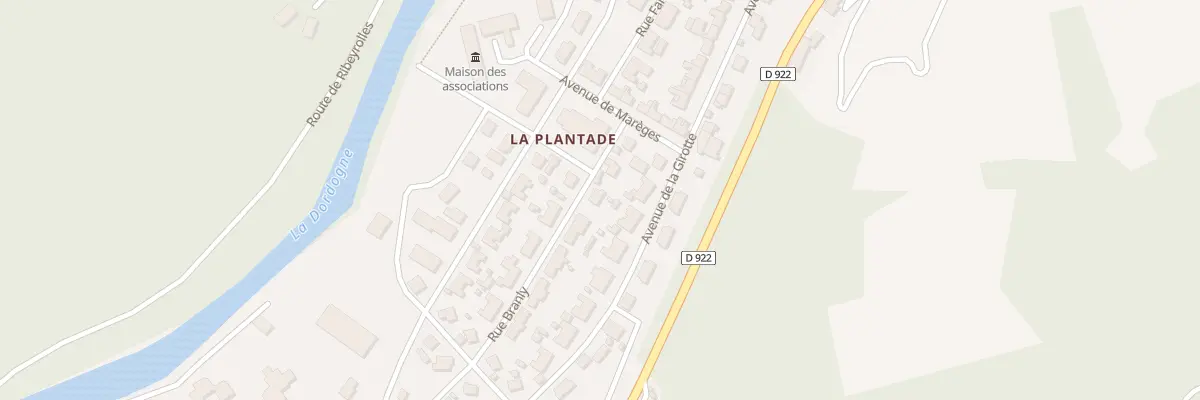 Plan du 67 Rue Branly à Bort-les-Orgues